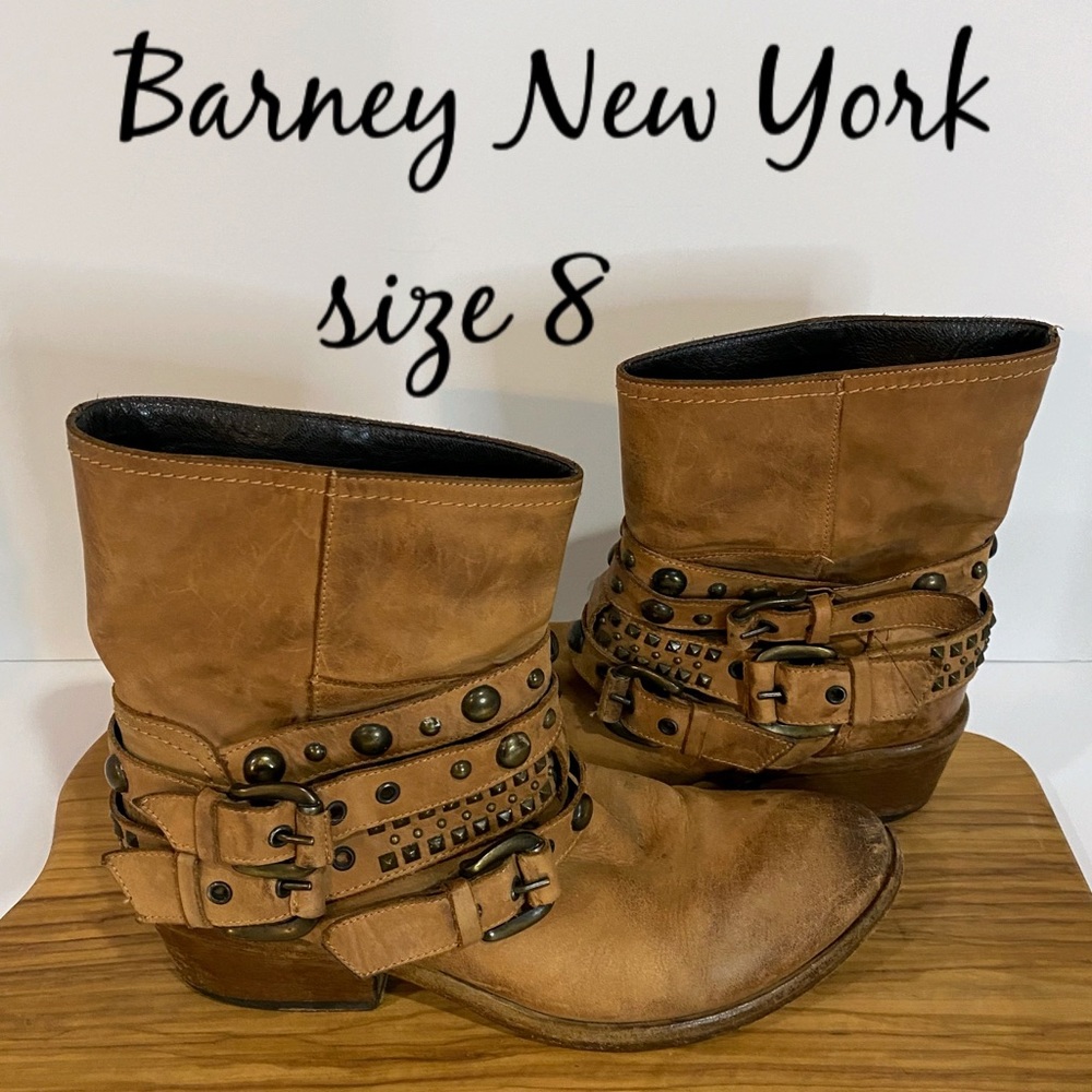 Barney’s New York Leather Boots - Made in Italy 🇮🇹